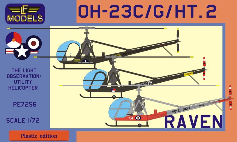 Hil. OH-23C/G/HT.2 Raven (Vietnam war, Holland AF, Royal Navy)